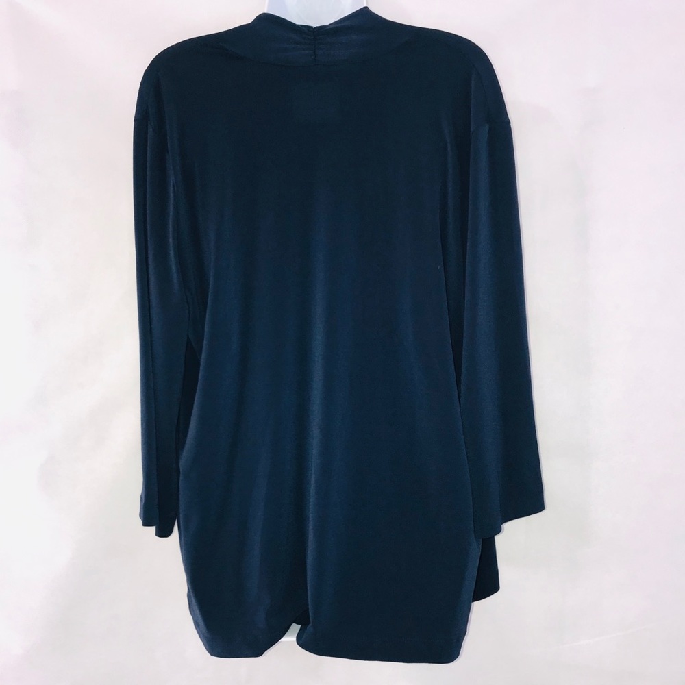 White Stag Drape Cardigan Navy Blue Large - Picture 3 of 4